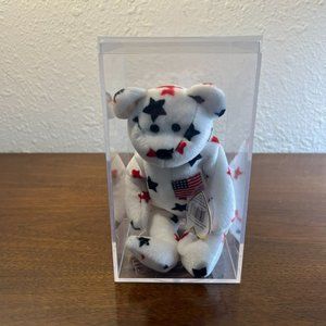 Ty Beanie Baby -  1998 Holiday Teddy the Bear - Style Number #04204
